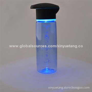 2014 new design high-tech UV sterilization 750mL sports bottle with LED light